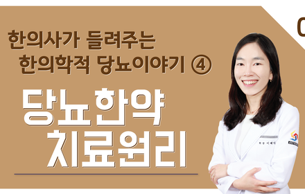 [당뇨스쿨] 당뇨한약치료는 무슨 원리인가요?