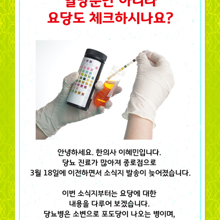 2019년 3월 21일 당뇨 소식지