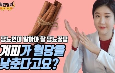 [당뇨스쿨] 당뇨인에게 좋은 계피, 이렇게 드세요 