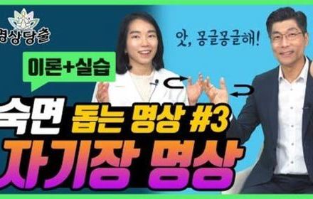 [당뇨스쿨] 잠이 안 올때 손으로 쉽게 하는 자기장 명상!