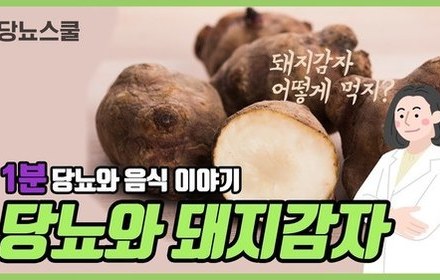 [당뇨스쿨] 당뇨에 좋다는 '돼지감자' 이야기