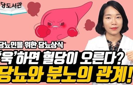 [당뇨스쿨] 당뇨인이 분노하면, 간(肝)도 혈당을 왕창 분비?!