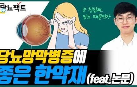 [당뇨스쿨] 당뇨눈, 한약치료는 어떨까요?