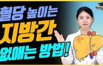 [당뇨스쿨] 지방간은 혈당을 높인다?