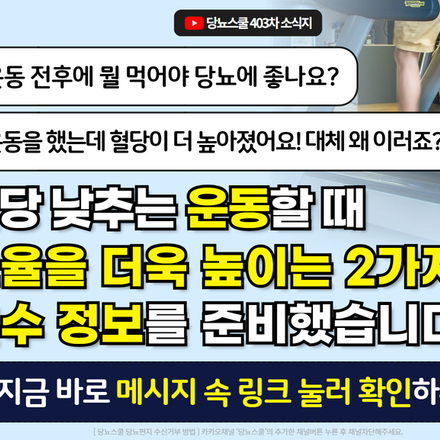 24년 11월 19일 당뇨 소식지