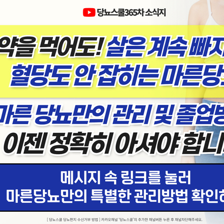 24년 7월 4일 당뇨 소식지